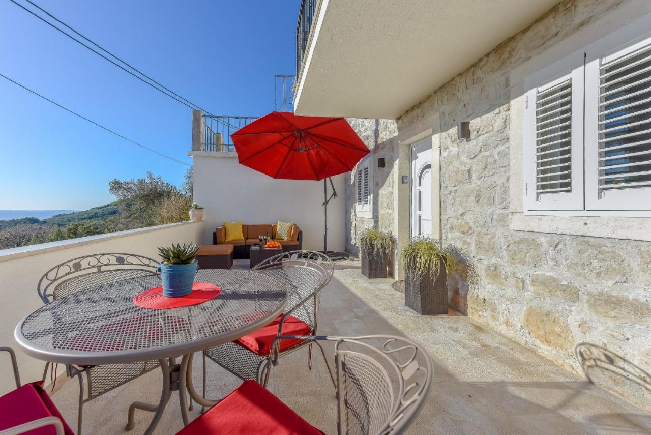 Polly Apartments With Swimming Pool Babino Polje Exterior foto